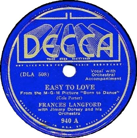 Francis Langford - Easy
